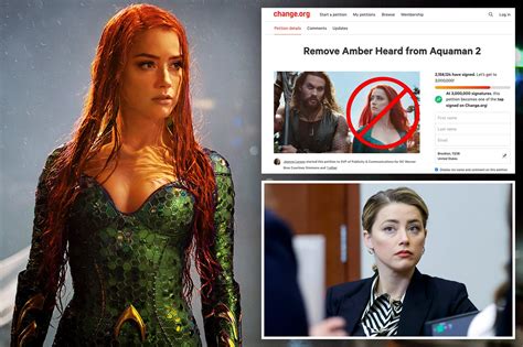 Amber Heard Petition To Be Dropped From Aquaman 2 Passes 2m