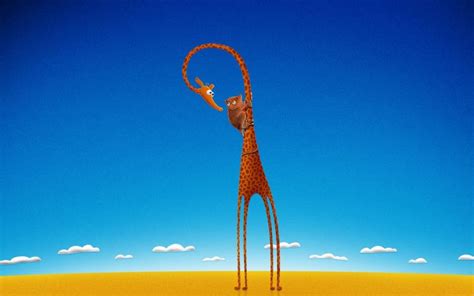 Funny Giraffe Animal Animation Wallpaper Download High