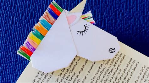 Diy Unicorn Bookmark Corner Origami Books And Book Marks Закладки