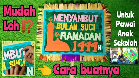 Cara Membuat Poster Ramadhan Umbul Umbul Poster Pawai Ramadhan Idn