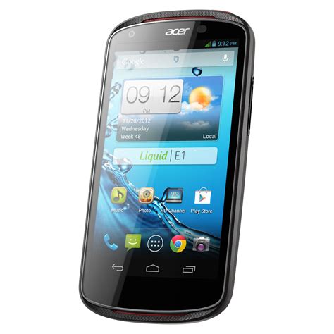 Acer Liquid E1 Duo Urban Black Mobile And Smartphone Acer Sur