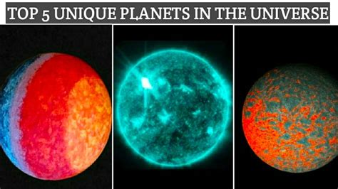 Top 5 Unique Planet In The Universe Source Of Top 5 Youtube