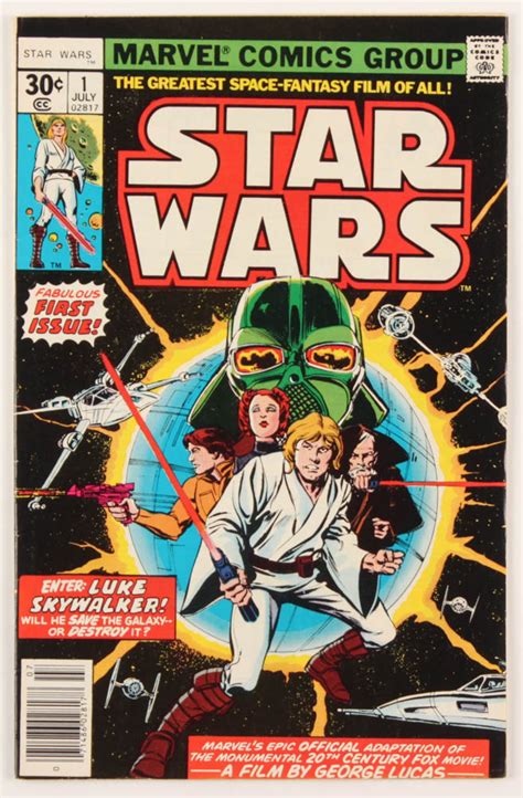 1977 Star Wars Issue 1 Marvel Comic Book Pristine Auction