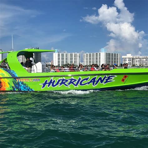 Thriller Miami Speedboat Adventures Speedboat Sightseeing Tours In Miami