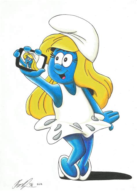 Smurfette Selfie By Shaynemurphy On Deviantart