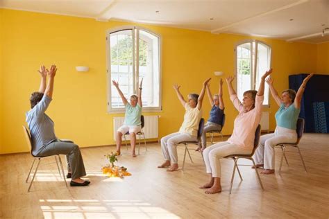 Easy Chair Yoga Poses For Seniors