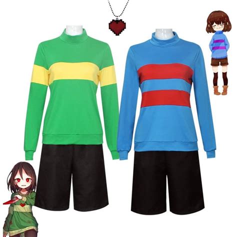 Under The Legend Cosplay Costume Undertale Frisk Frisk Clothes Chara