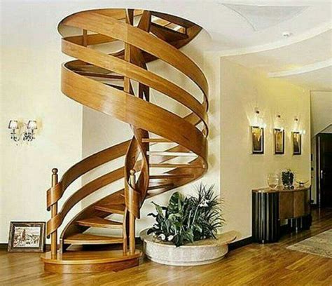 Steamed Wood Spiral Staircase Stairway Design Stairs Design Interior