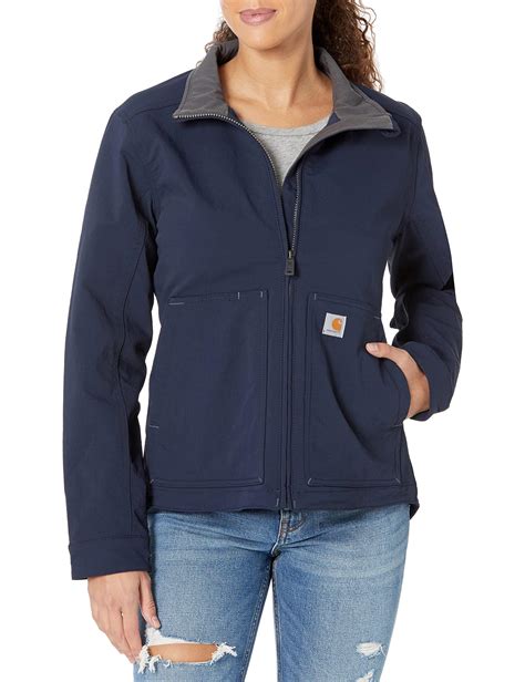 carhartt super dux relaxed fit lightweight softshell jacket in blue lyst