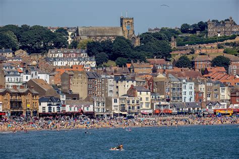 Scarborough Sea Front Filmed In Yorkshire