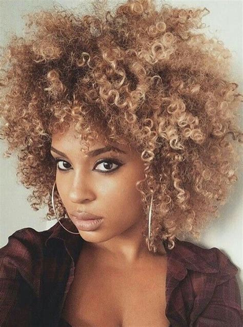 Pin By Tanika Lewis On Beleza Negra Natural Hair Styles Blonde Natural Hair Curly Hair Styles