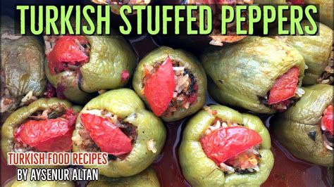 Turkish Stuffed Inexperienced Peppers Conventional Turkish Delicacies