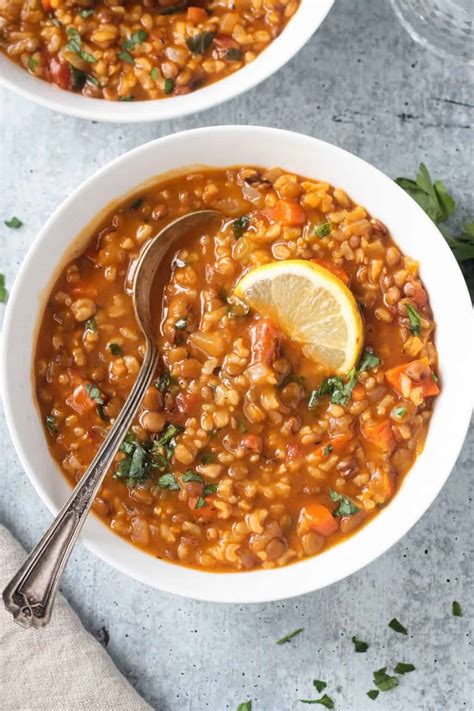 Lentil Rice Soup Vegan Gluten Free ~ Veggie Inspired