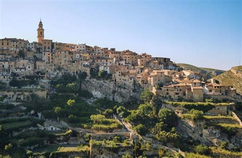 Picturesque Bocairent Village Spain Stock Image Image Of Beauty