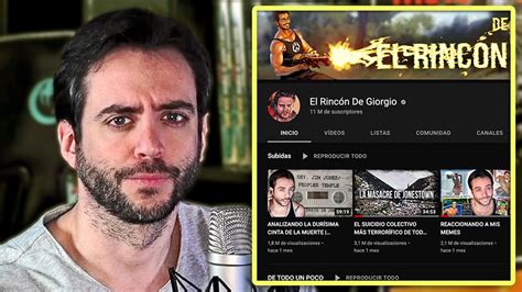 Hace MÁs De Un Mes Que No Sube VÍdeo En El RincÓn De Giorgio Jordi