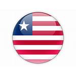 Liberia Round Icon Flag Non Country Commercial