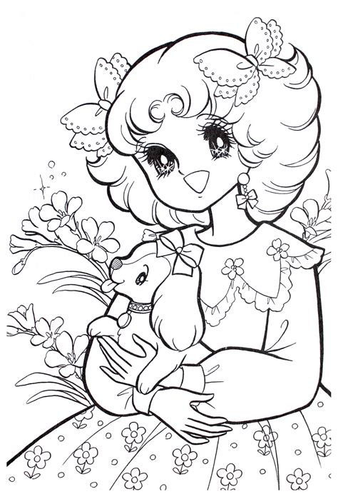 Anime Candy Girl Coloring Pages For Kids Coloring Pages