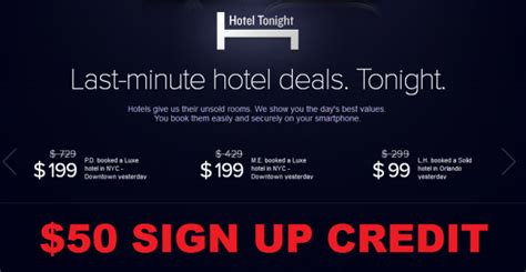 So that you can find the best credit card for your unique situation, in this article we will cover our choices for the best credit cards for hotel purchases, including cards that offer complimentary elite status and. Hotel Tonight $50 Sign Up Bonus | LoyaltyLobby
