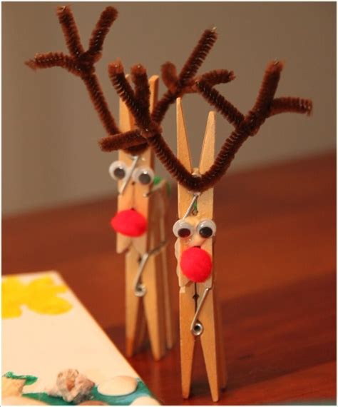 10 Super Cute Holiday Clothespin Crafts