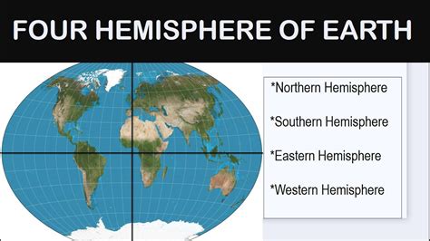 4 Hemispheres Of The Earth Earth Geography Topbraingk Youtube