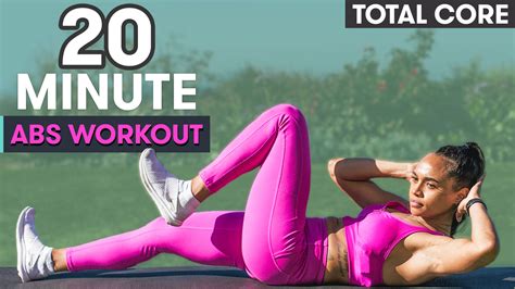Watch Minute Total Abs Workout No Equipment With Warm Up Sweat With Self Self