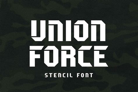 30 Best Military Fonts Navy Army Stencil 🎖️ Design Inspiration