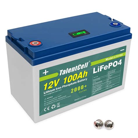 Buy Talentcell 12v 100ah Lithium Iron Phosphate Deep Cycle Battery Pack
