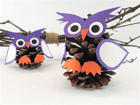How To Make An Owl Using A Pine Cone