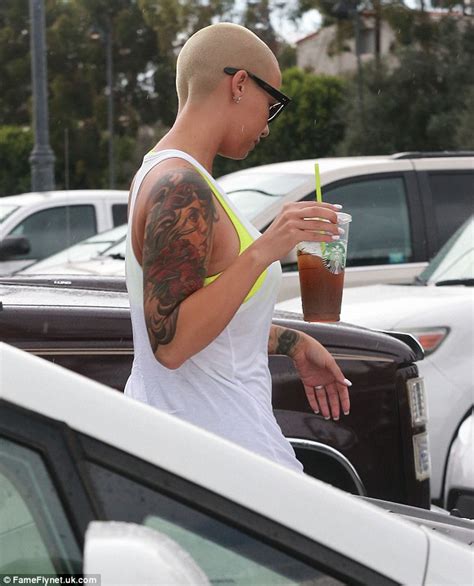 Amber Rose Shows Off Her Enviable Curves In Neon Workout Gear Daily