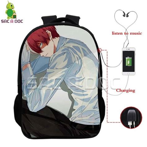 ซื้อ Anime Boku No Hero Academia Multifunction Backpack Deku Shoto
