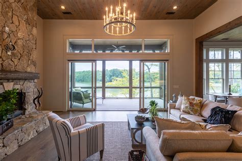 Most of these lots offer an abundance of privacy and deep water. Living room view to deck - Rustic meets modern in this NEW ...