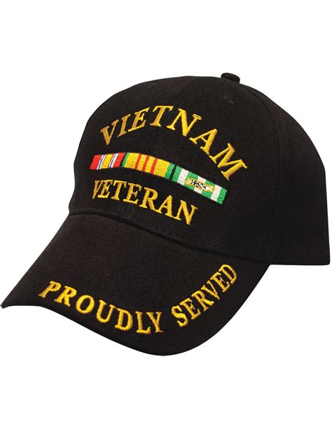 Black Military Veteran Proudly Served In Vietnam War Baseball Style Hat