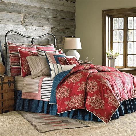 Chaps Telluride 4 Pc Comforter Set Red