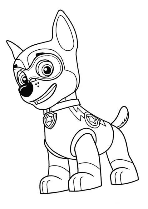Dibujos De Patrulla Canina Paw Patrol Para Colorear Imprime Gratis