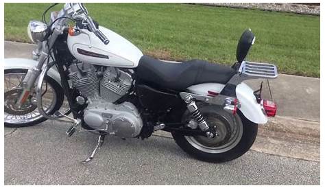 2008 Harley Davidson Sportster Custom XL883C (white) 2548 Fallen Cycles