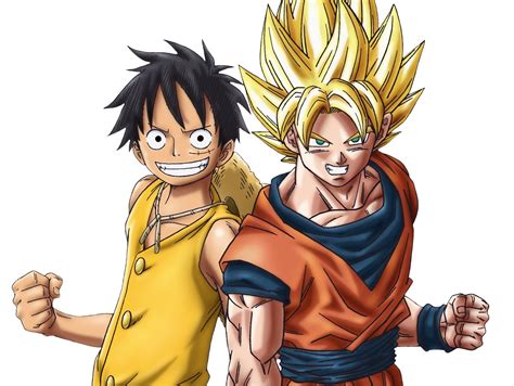 Goku And Luffy Dragon Ball Z Fan Art 35961793 Fanpop