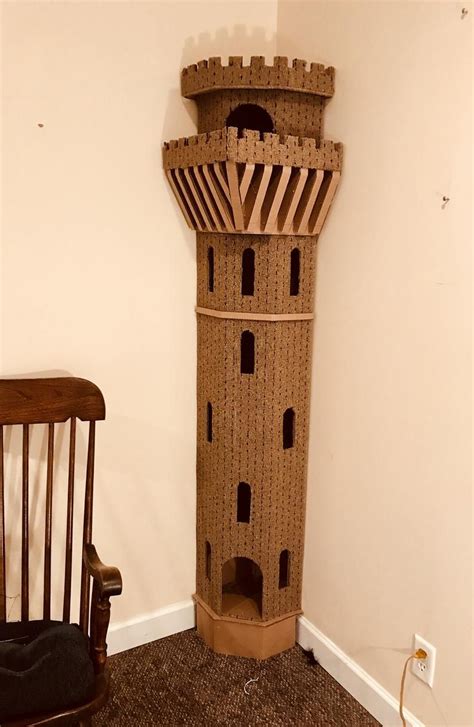 Diy Cat Tower Corner Plans And Patterns Etsydiyweek Etsy Diy Cat