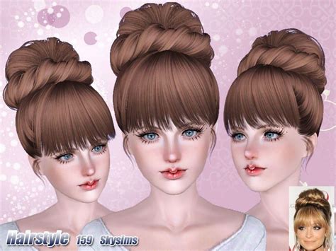 Skysims Hair 159 Sims 3 Mods Sims 1 Sims 3 Makeup The Sims 4 Cabelos
