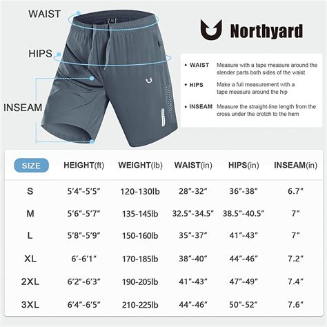 buy northyard men s athletic hiking shorts quick dry workout shorts 7 lightweight sports gym