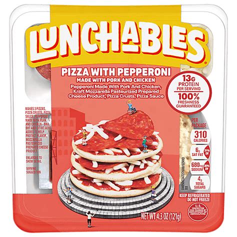 Lunchables Pepperoni Pizza Lunchables And Lunch Packs Priceless Foods