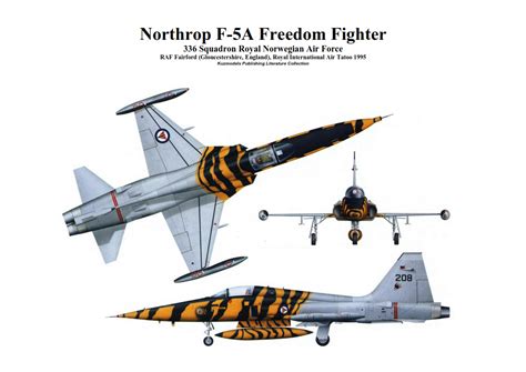 Northrop F 5a Freedom Fighter Us Light Fighter On Norwegian Air