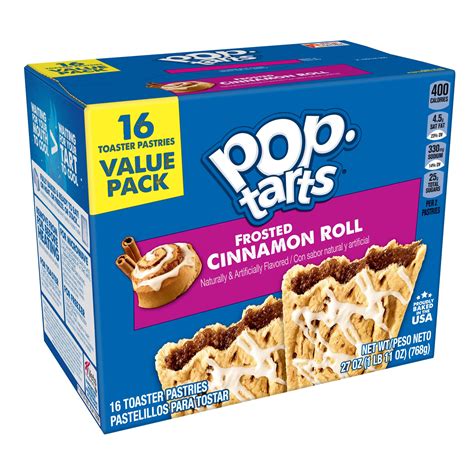 Pop Tarts Frosted Cinnamon Roll Toaster Pastries Walmart