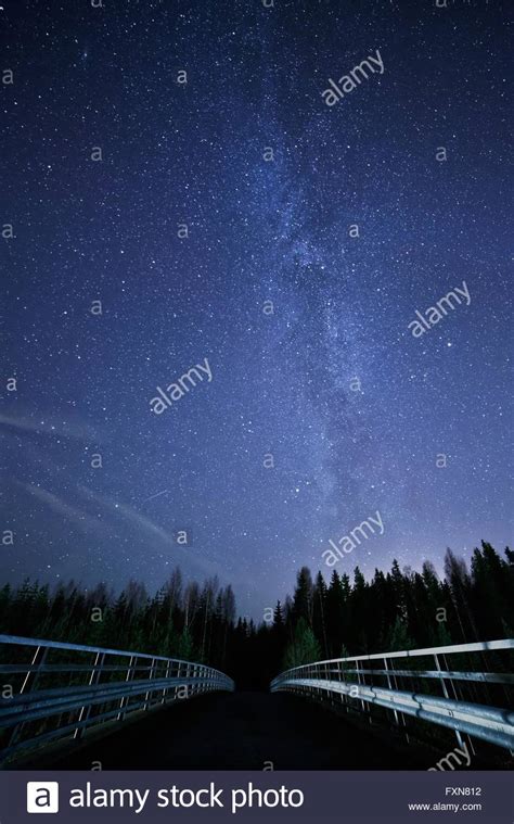 Dark Forest Road Night High Resolution Stock Photography And Images Alamy