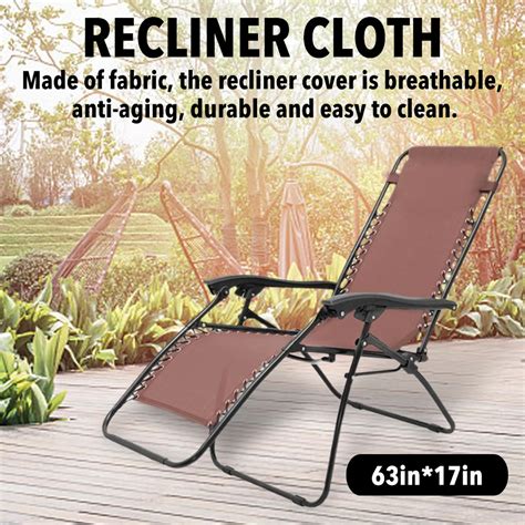 Lounge Recliner Cloth Breathable Durable Chair Lounger Replacement