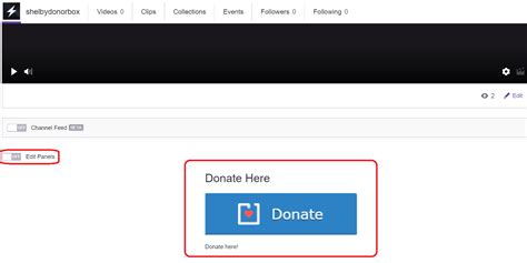 How To Add Donate Button To Twitch Twitch Donation Button