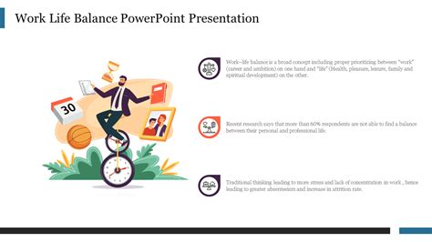 Shop Work Life Balance Powerpoint Presentation Template