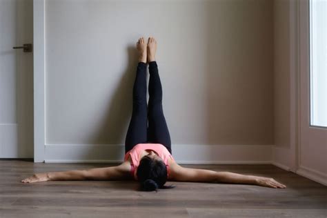 Viparita Karani Mudra Asana Steps Benefits Legs Up The Wall Pose