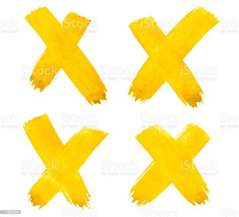 4 Cruz Xvibrante Acuarela Amarilla Fondo Abstracto Mancha Pintura