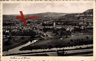 Falken Treffurt a.d. Werra, Panoramablick auf den Ort mit Landschaft | xl