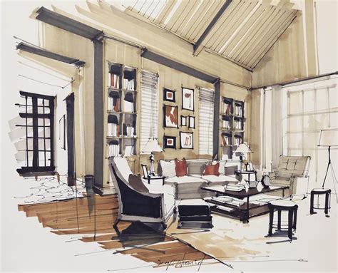 Home Interior Design Drawings In 2021 Interior Design Renderings